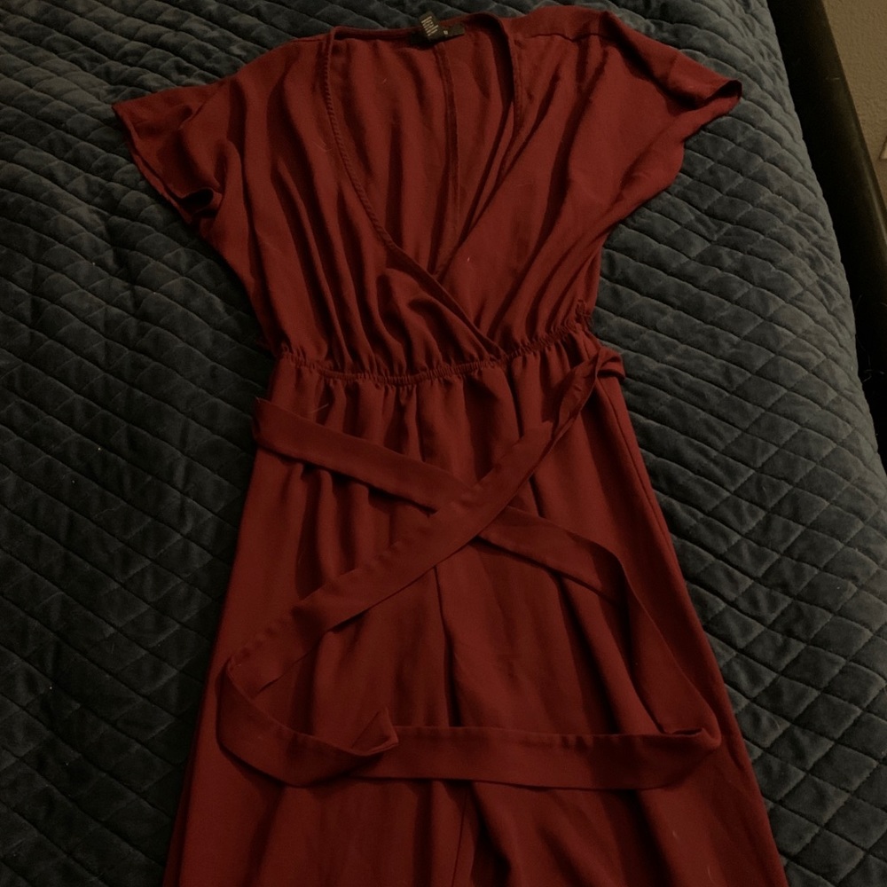 Maroon Jumpsuit